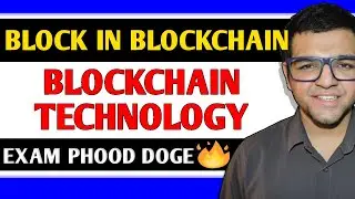 Block in Blockchain 🔥🔥
