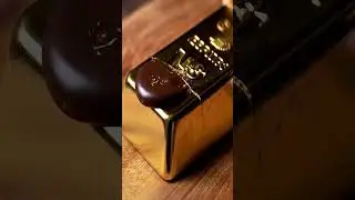 🔪 I Cut a Gold Bar&hellip; and Chocolate Started Melting Out! 🍫💰