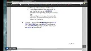 rdd6.3 Granting, Revoking Privileges