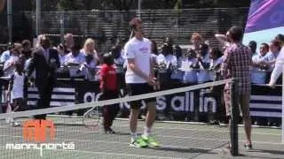 Manny Norte with Andy Murray the day after he won Wimbledon!