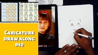 How to draw a Caricature Draw Along #11 (Matilda Movie)