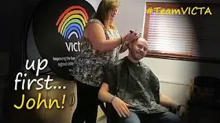 John & Nick's charity head shave for VICTA!