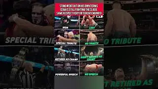 Difference between Sting & John Cena's retirement match 😥#WWE #aew #wrestling