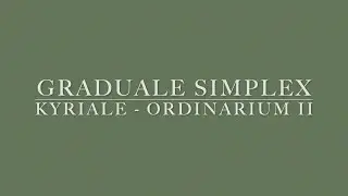 Graduale Simplex - Ordinarium II (Bb)