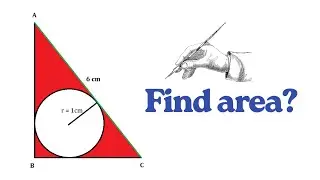 Find the Area of the given Triangle? | Math Problems | Geometry Problems