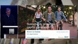 Sustainably growing capital generation - Michiel van Katwijk, CFO Aegon Americas