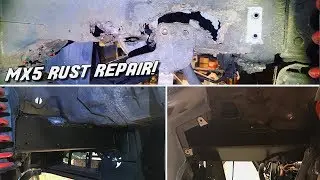 MX-5 NB Front Frame Rail Rust Repair