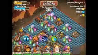 Insane Dungeon 1-3 f2p - 3 flamed || Castle Clash