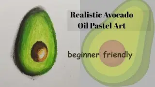 Oil Pastel Avocado Art | Simple & Satisfying Drawing Tutorial