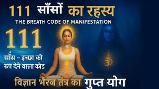 3-Step Yogic Breathing for Manifestation 🔮 | &ldquo;१११ साँसों का रहस्य&rdquo; विज्ञान भैरव तंत्र का गुप्त योग
