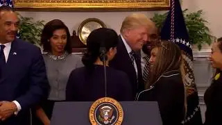 Donald Trump ignores questions about his 's***hole' comments