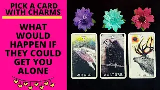👥️️💘WHAT WOULD HAPPEN IF THEY COULD GET YOU ALONE?❤️‍🔥👥️️|🔮CHARM PICK A CARD🔮
