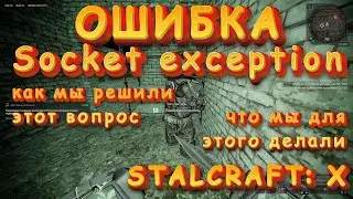 Ошибка Socket exception / Stalcraft: X