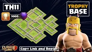 Base TH11 Leo rank Huyền thoại thủ 1 sao th&aacute;ng 3 2022 Clash of clans | Akari Gaming