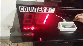 COSYCOM LED Counter number display with LEFT RIGHT Arrows -  Counter Number Display www.ledguru.com