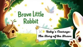 🐰✨ Ruby's Courage: The Story of the Brave Little Rabbit 🌳🐥