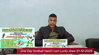 Ka 10 Lak lucky draw bad 2 lak kan long kumba wan u Messi bad u Ronaldo ha Smit kan sa thnem puk