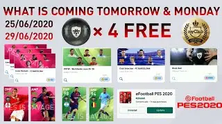 WHAT IS COMING TOMORROW & MONDAY | FREE REWARDS & EVENTS | PES 2020 | PES IS SAVAGE