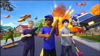 Gang Wars Auto : FPS Dude World New Update Funny Gameplay Video || JN Utam Gamer 