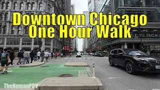 Downtown Chicago, Dearborn Street - 1 Hour Walk - July 2025 | 4K
