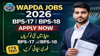 WAPDA Jobs 2026 | BPS-17 & BPS-18 Government Jobs | Apply via CTS (@muzammalali2728 )