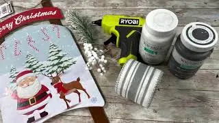 DOLLAR TREE SLED SIGN MAKEOVER DIY