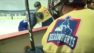 Puck partnership: Houston rec league hockey team sponsored by Battleship Texas