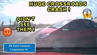 UK Dash Cameras - Compilation 16 - 2022 Bad Drivers, Crashes & Close Calls