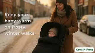 Keep Your Baby Warm on Winter Walks ❄️ | Waterproof Universal Footmuff for UK Strollers
