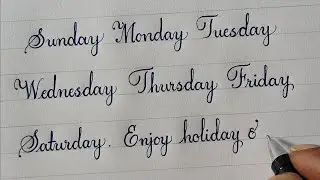 Super satisfied cursive handwriting | fair English handwriting | calligraphy