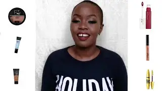 SIS.... I DID A FULL FACE USING ONLY MAYBELLINE MAKEUP PRODUCTS & THIS IS HOW IT TURNED OUT