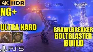 Brawlbreaker Boltblaster Build Horizon Forbidden West NG+ Ultra Hard Tideripper Boss Fight PS5 4K