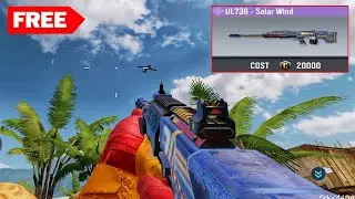 COD MOBILE *NEW* FREE Epic UL736 Solar Wind Gameplay in Call of Duty Mobile