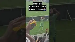 Timm got booed #shorts #capetown #psl #pirates pirates #vlog #fans #football #highlights  #diski