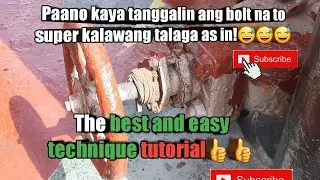 How to remove a stuck up bolt and nut tutorial BRITOIL OFFSHORE