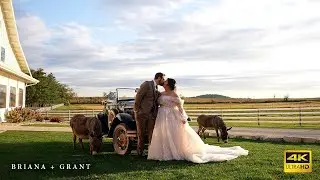 Oak Hill Farm Wedding | Briana + Grant in 4K