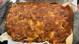 Lasaña de calabacín, atún y cebolla 