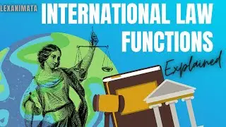 International Law  Functions vs domestic Law explained