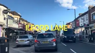 Ilford Lane London and Green Street driving tour East Ham, Romford Road , A406