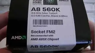 AMD A8-5600K Trinity APU Unboxing