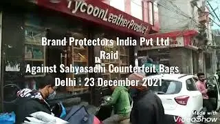 #Brand #Protection #Raid #Sabyasachi #Duplicate #Bags #Belts @ #Tycoon #Leather #Nabi #Karim #Delhi