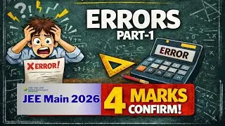 Errors in Measurements  Part -1 🔥 | Best Questions for JEE Mains /NEET| Must Watch!