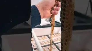 2 metre pullu Haleb Zincirler 21 veya 22 ayar altın