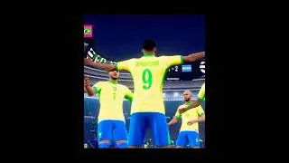 Brazil Strikes Back! Pedro Terror Goal 🔥 Neymar Setup ⚡ #comeback #efootball #shorts #footballedit