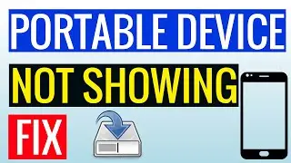 Переносные устройства не отображаются в диспетчере устройств Windows 10 | Проблема с подключением...