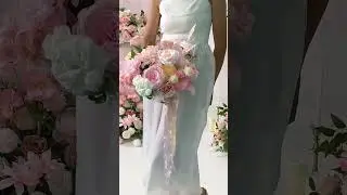 Pink White Series Bridal Flower Bouquet Wedding Event Prop #wedding  #flower#decoration