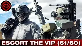 VIP Escort Airsoft M60 Gameplay (A&K Mk43)