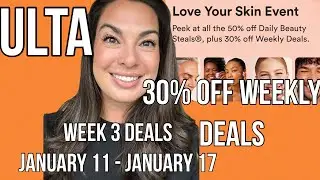 Ulta tydzień 3 - 11-17 stycznia - 30% zniżki na wybrane produkty do pielęgnacji sk&oacute;ry!