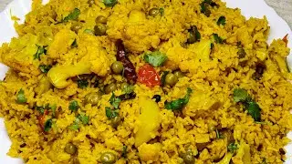 गोभी मटर तहरी बनाने की रेसिपी। Gobhi Matar Tahri Recipe in hindi | Winter recipes