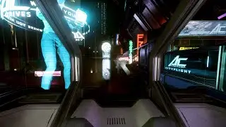 Star Citizen Ambience | Area18 &ndash; Tram Ride | Sci-Fi City Transit Loop